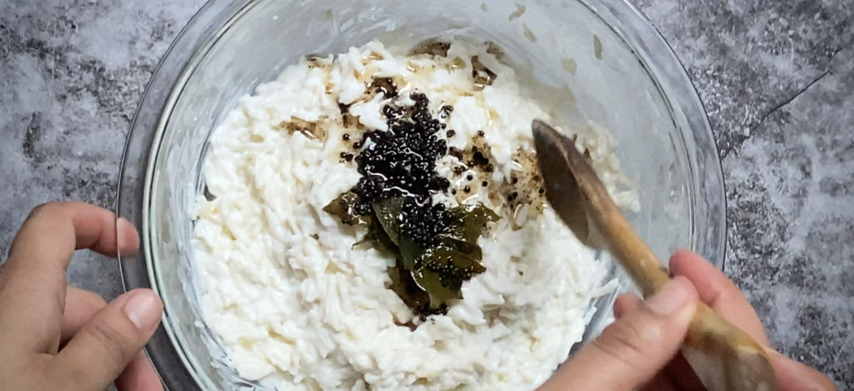 South Indian Thayir Sadam (Tangy Yogurt Rice)